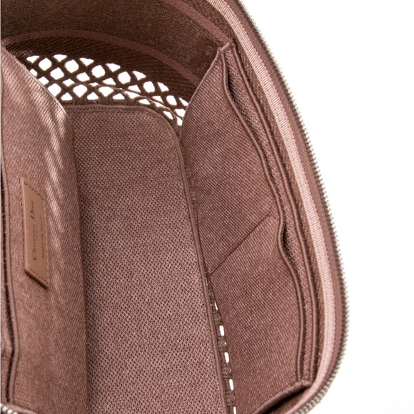 Christian Dior Mesh Vanity Case in light brown - Picture 5 of 6